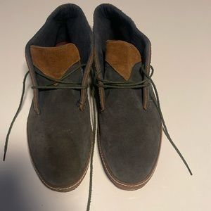 Men’s Ted Baker, London, blue suede Chaka boots size 12